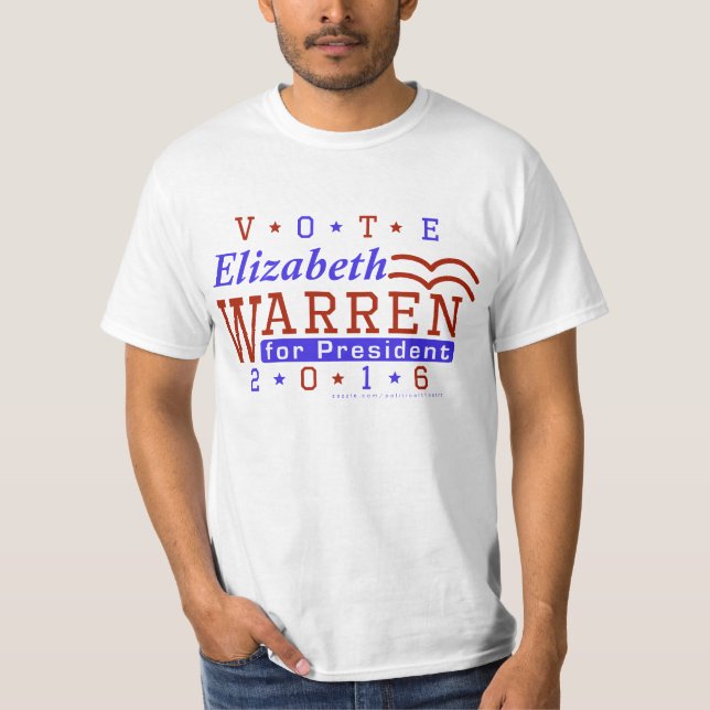 T-shirt Président de terriers d'Elizabeth élection 2016 (Devant)