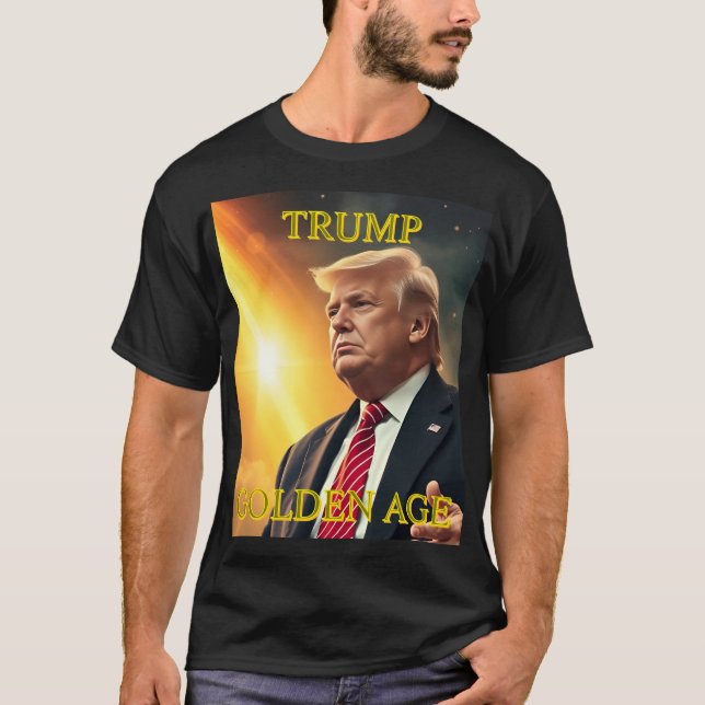 T-SHIRT PRÉSIDENT DONALD TRUMP ÂGE D'OR (Devant)