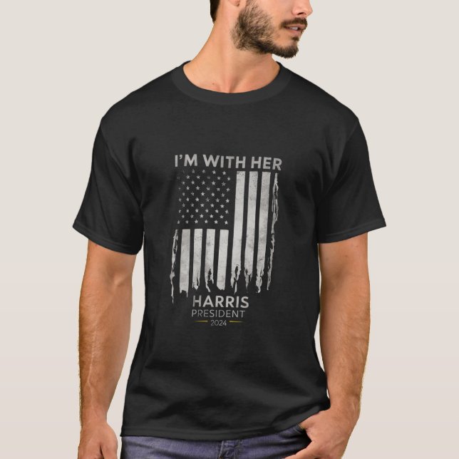 T-shirt Président HARRIS 2024 (Devant)