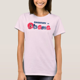 T-shirt Président Obama 2012 Hawaiian