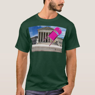 T-shirt Président Pliant À La Cour Suprême Pink Front TShi