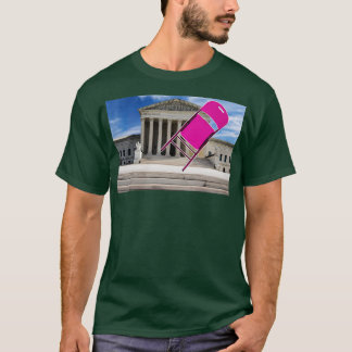 T-shirt Président Pliant À La Cour Suprême Pink Front TShi