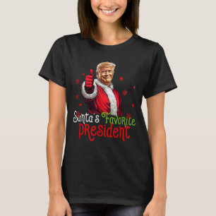 T-shirt Président préféré du Père Noël Drôle Père Noël Tru