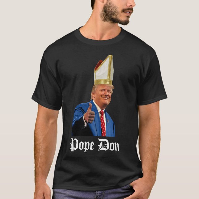 T-shirt Président Trump Pape Don 1er (Devant)