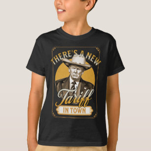 T-shirt Président Trump Tarif Satire Sheriff Humour