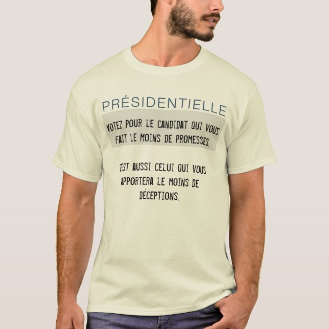 T-shirt Présidentielle (Devant)