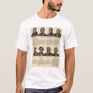 T-shirt Présidents USA, autographes, biographies