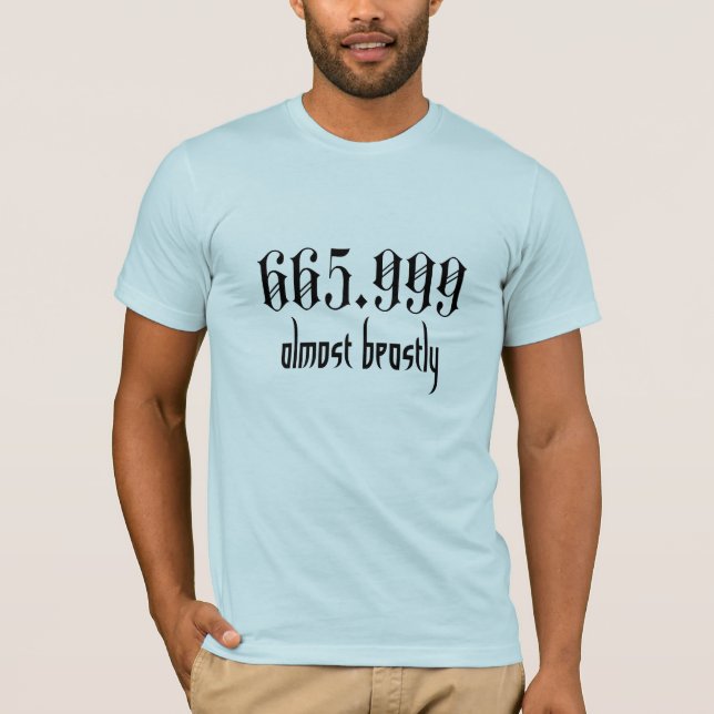 T-shirt Presque bestial (Devant)