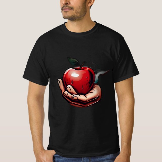 T-shirt Presse Passionnée : Squeeze Pomme Infusée D'Amour (Devant)