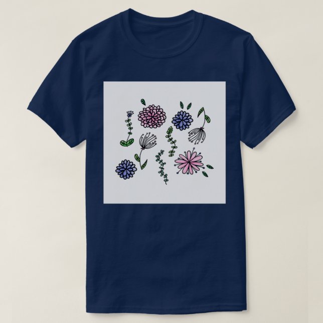 T-shirt Pressed Flowers (Design devant)