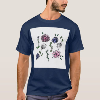 T-shirt Pressed Flowers