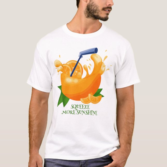 T-SHIRT PRESSER PLUS DE SOLEIL (Devant)