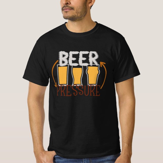 T-SHIRT PRESSION DE BIÈRE (Devant)