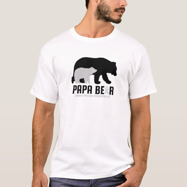 T-shirt Pression normale Hydrocéphalie Sensibilisation Cer (Devant)