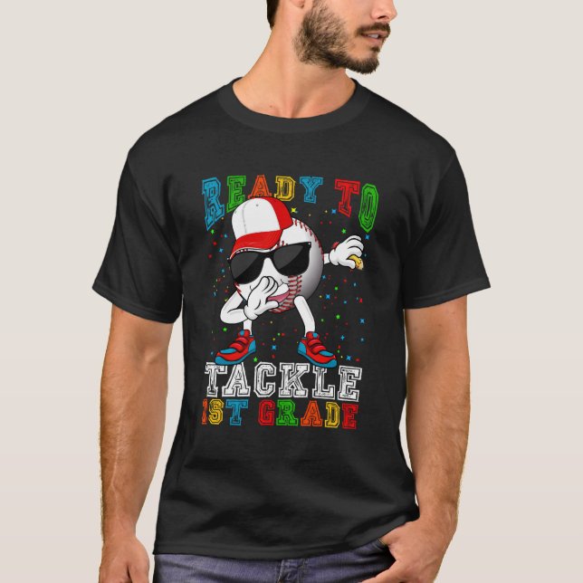 T-shirt Prêt À Attaquer 1Ème Classe Ball Dab Back T (Devant)