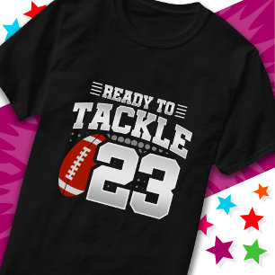 T-shirt Prêt à attaquer 23 Football Party 23ème anniversai