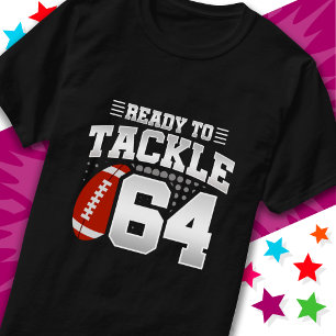 T-shirt Prêt à attaquer 64 Football Party 64e anniversaire