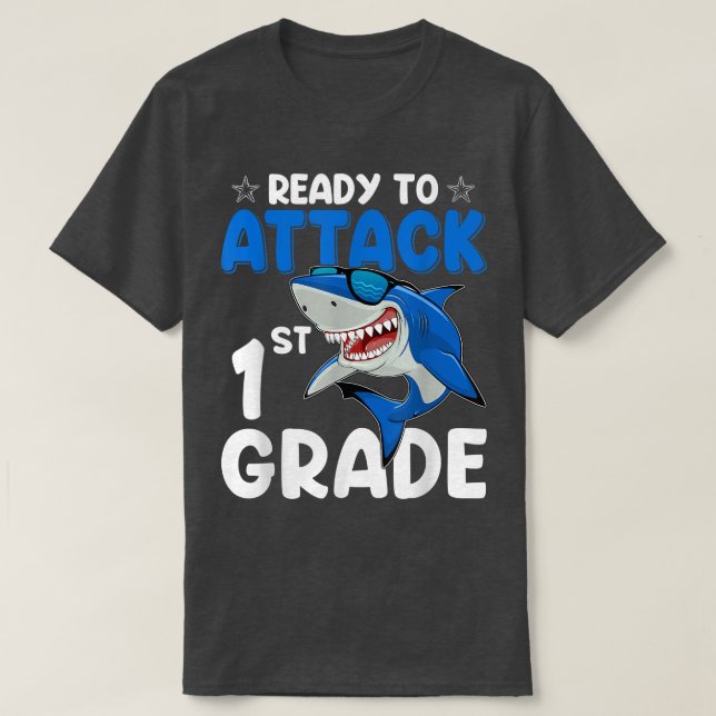 T-shirt Prêt À Attaquer Les Enseignants De Première Année  (Design devant)