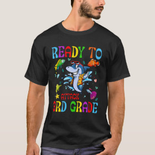 T-shirt Prêt À Attaquer Les Lunettes De Soleil De Requin D