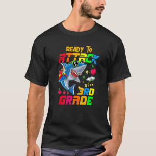 T-shirt Prêt À Attaquer Les Vêtements De 3E Année Retour À