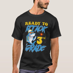 T-shirt Prêt À Attaquer Les Vêtements De 3E Année Retour À