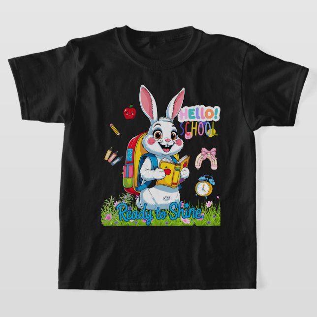 T-shirt Prêt à briller, élève de CP ! (Poser)