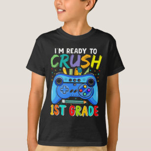 T-shirt Prêt à écraser 1re année Ck rentrée scolaire Gamer
