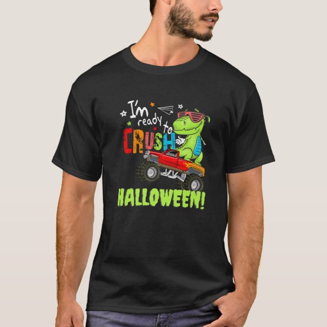 T-shirt Prêt à écraser des zombies momies monstres et cami (Devant)