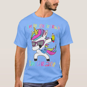 T-shirt Prêt à écraser la 5e année Licorne Dabbing retour