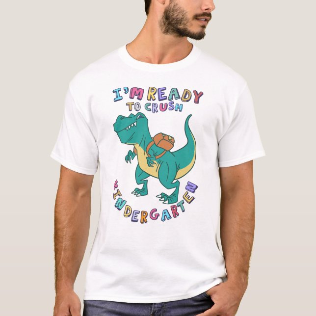 T-shirt Prêt à écraser la maternelle (Devant)