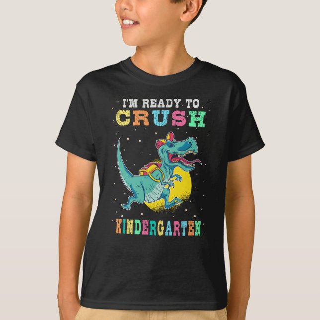T-shirt Prêt à écraser la maternelle (Devant)