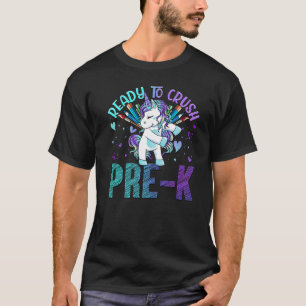 T-shirt Prêt À Écraser Pré K Retour À L'École Pré K Unicor