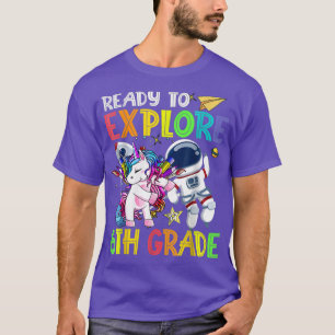T-shirt Prêt À Enseigner 6E Année Retour À L'École Unicorn
