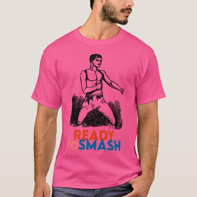 T-shirt Prêt À Être Smasqué (Devant)