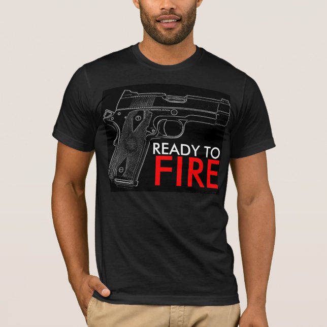 T-SHIRT PRÊT À FEU (Devant)