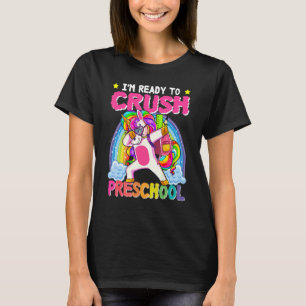 T-shirt Prêt À Maudire Les Filles Préscolaire Unicorne Pre