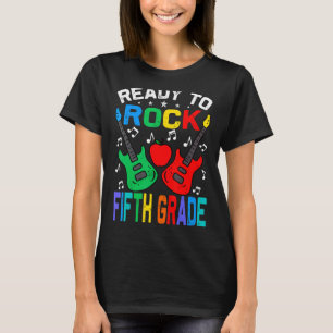 T-shirt Prêt À Remettre La Cinquième Année À La Guitare De
