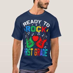 T-shirt Prêt À Remettre Le Premier Niveau À L'École Guitar