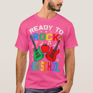 T-shirt Prêt À Renvoyer Le Lycée À L'École Guitare Pr