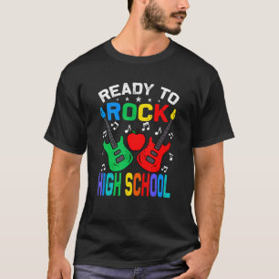 T-shirt Prêt À Renvoyer Le Lycée À L'École Guitare Re