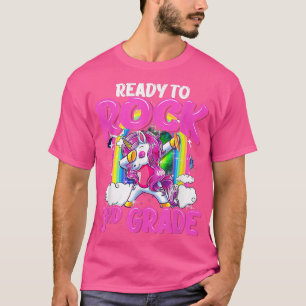 T-shirt Prêt À Rocher 3E Grade Dabbing Unicorn Retour À Sc