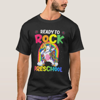 T-shirt Prêt À Rocher La Cicorne De La Préscolaire Dabbing