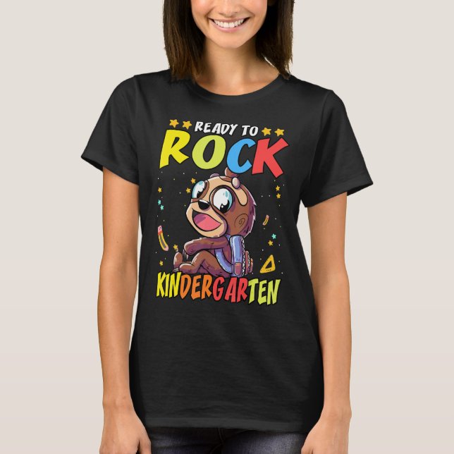 T-shirt Prêt À Rock Kindergarten 3 (Devant)