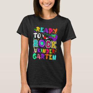 T-shirt Prêt À Rock Maternelle Premier Jour D'École