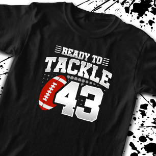T-shirt Prêt À S'Attaquer 43 - Joueur De Football Enfants