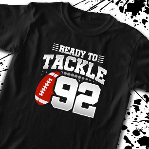 T-shirt Prêt À S'Attaquer 92 - Joueur De Football Enfants 