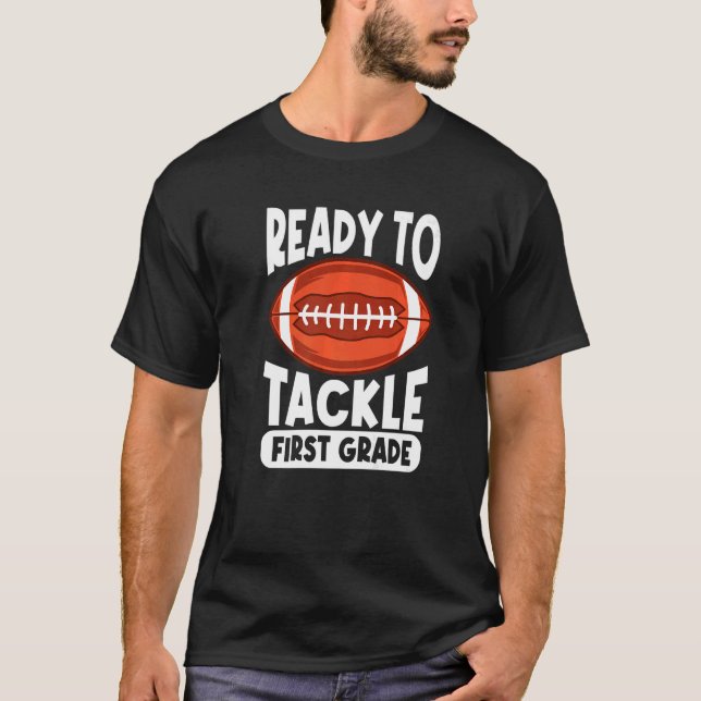 T-shirt Prêt À S'Attaquer À La Première Année De Retour À  (Devant)