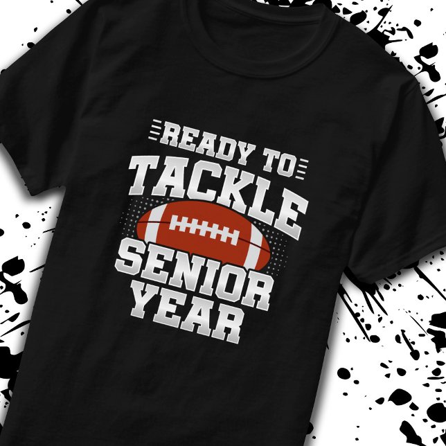 T-shirt Prêt à s'attaquer à l'année secondaire - secondair (Gear up and get ready to tackle your senior year of school with our unbeatable t-shirt! -Teemixer)