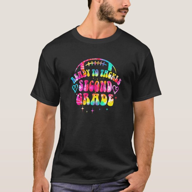 T-shirt Prêt À S'Attaquer Au Premier Jour De L'École F (Devant)