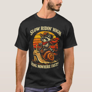 T-shirt Prêt à semer la pagaille raton laveur vintage
